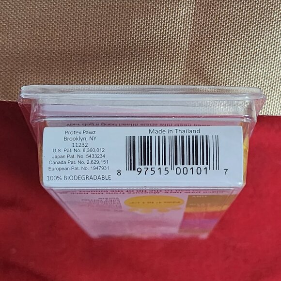 Protex Pawz Yellow Natural Rubber Reusable 12pk Waterproof Dog Boots Sz XX-Small - Picture 11 of 16